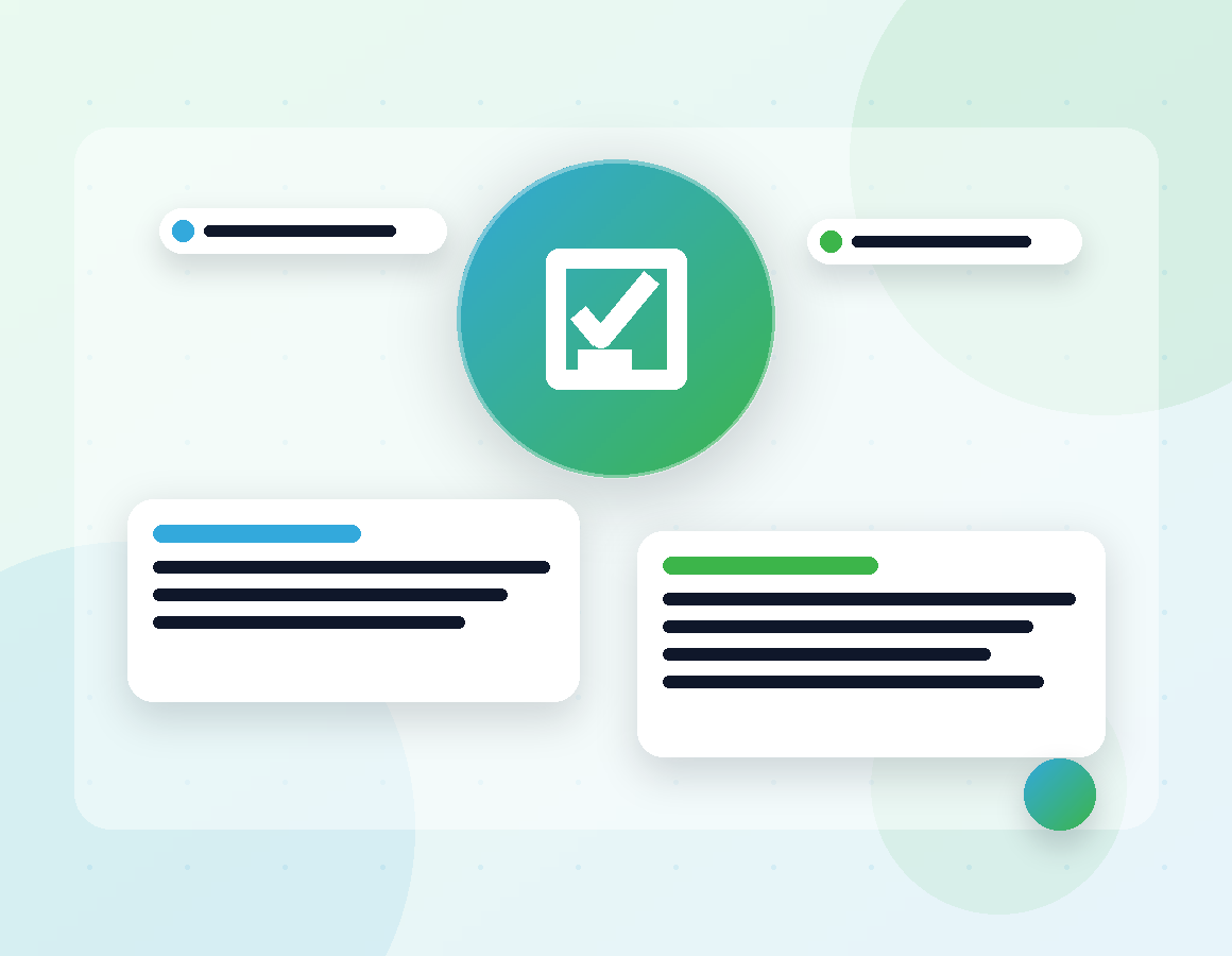 Illustration of assessment authoring with an item bank and validated questions