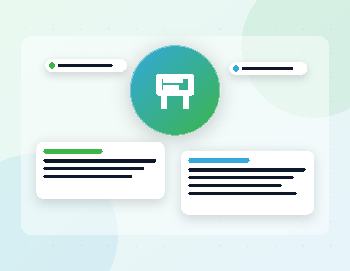 Illustration of instructor-led training content