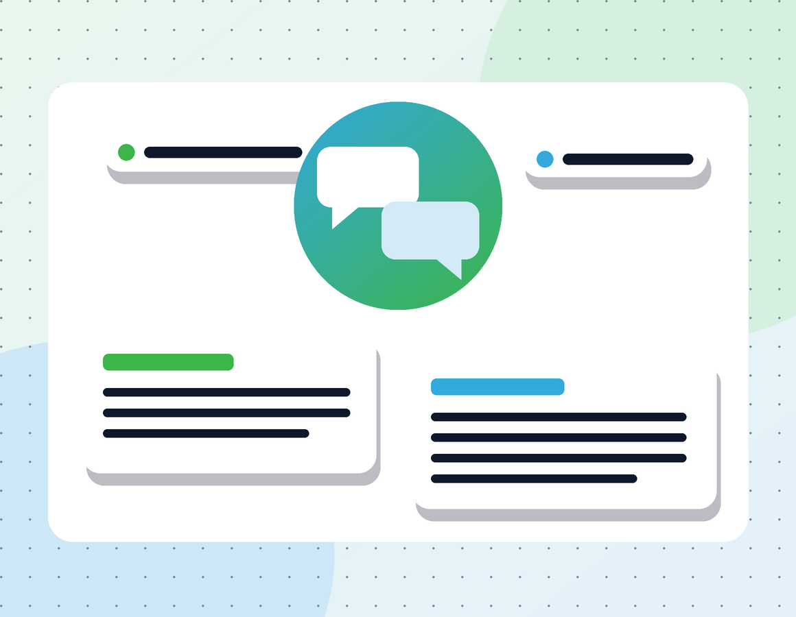 Illustration of Q&A homework help content services