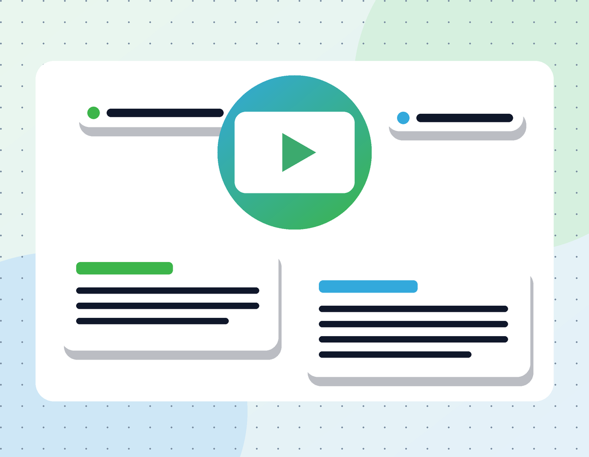 Illustration of on-demand solution video libraries