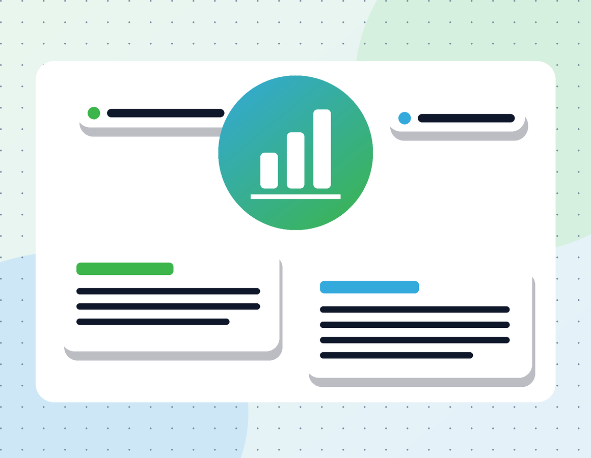 Illustration of MAT exam preparation content across five sections