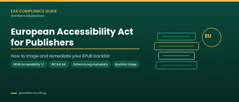 European Accessibility Act for Publishers: How to Remediate Your EPUB Backlist
