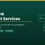 Buyer's guide graphic titled Question Bank Development Services, covering blueprint, SME review, QTI and JSON delivery and IP transfer